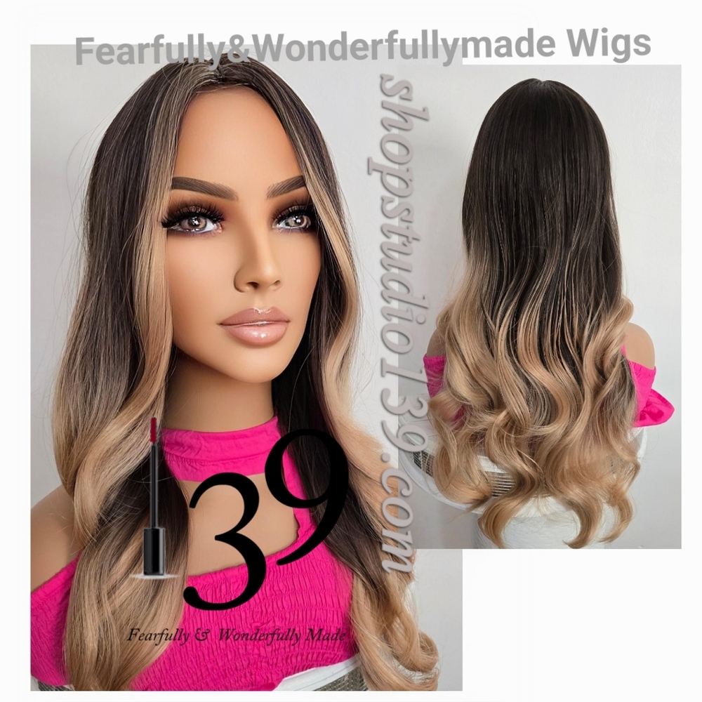 Non lace shifting part baylage wig